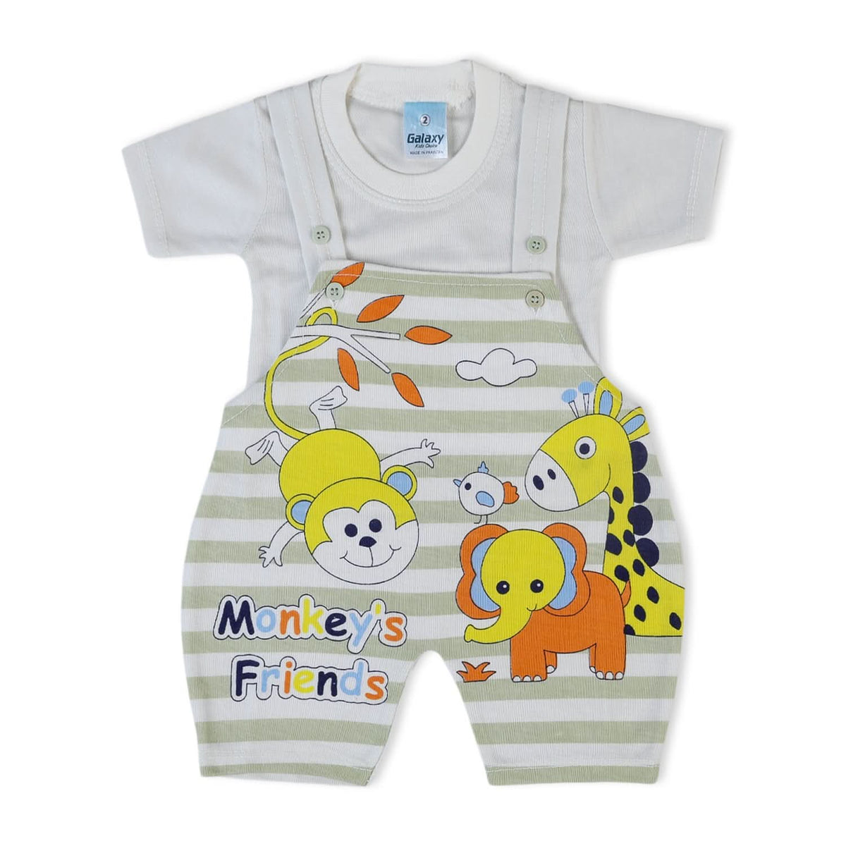 Newborn Boys Half Sleeves Romper - Sea Green, Newborn Boys Rompers, Chase Value, Chase Value