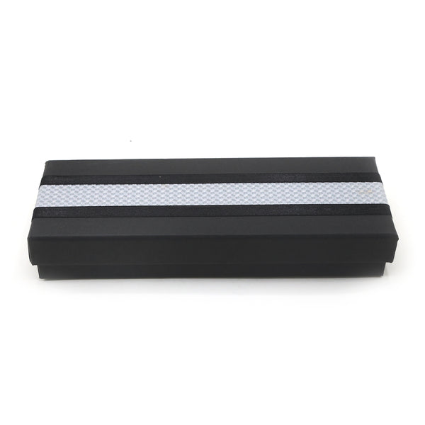 Men's Neck Tie Box - Silver