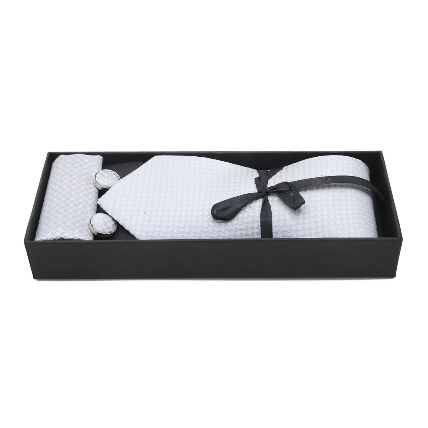 Men's Neck Tie Box - Silver, Men's Tie, Chase Value, Chase Value