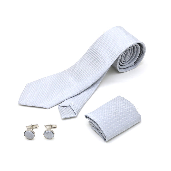 Men's Neck Tie Box - Silver