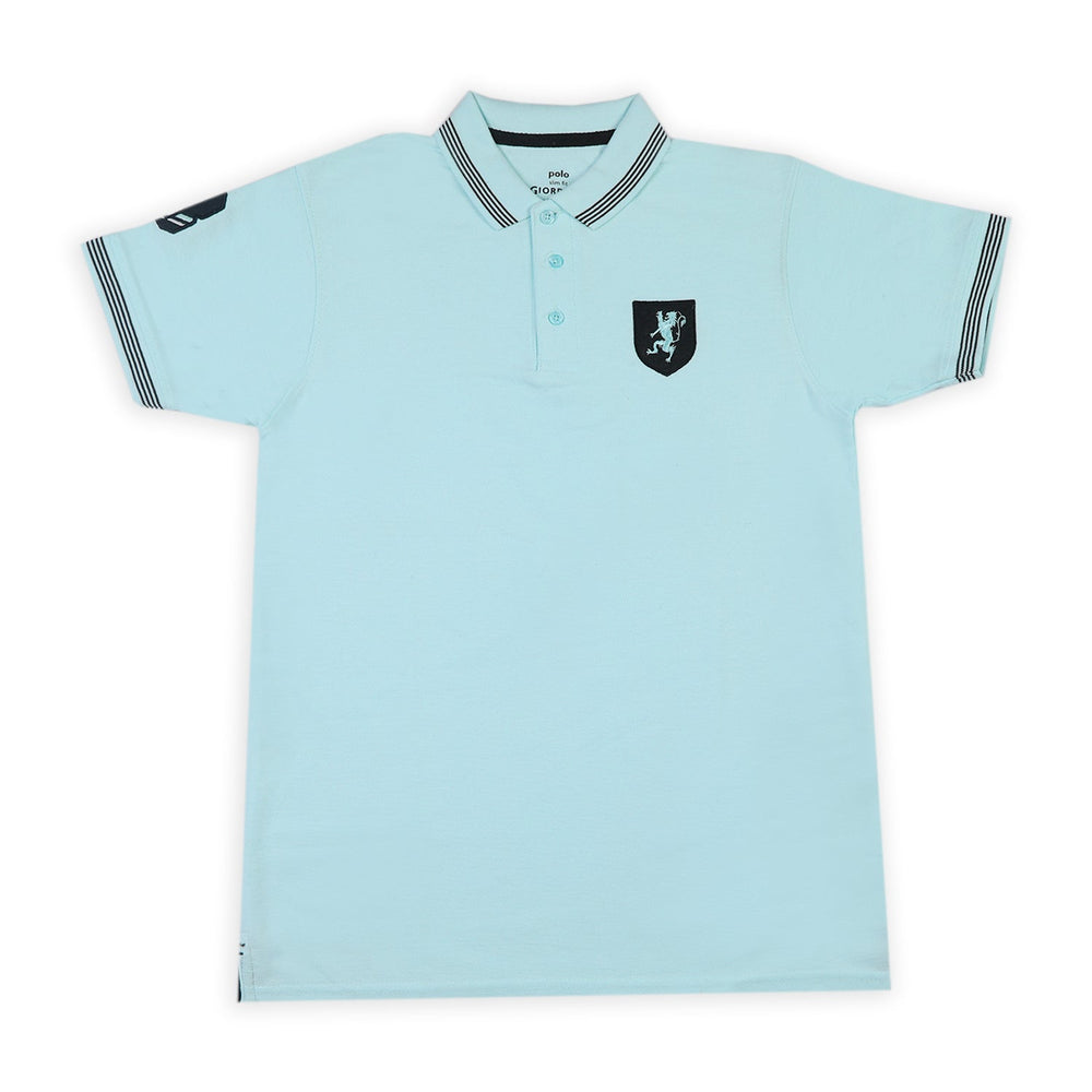 Men's Half Sleeves Polo T-Shirt - Sky Blue, Men's T-Shirts & Polos, Chase Value, Chase Value