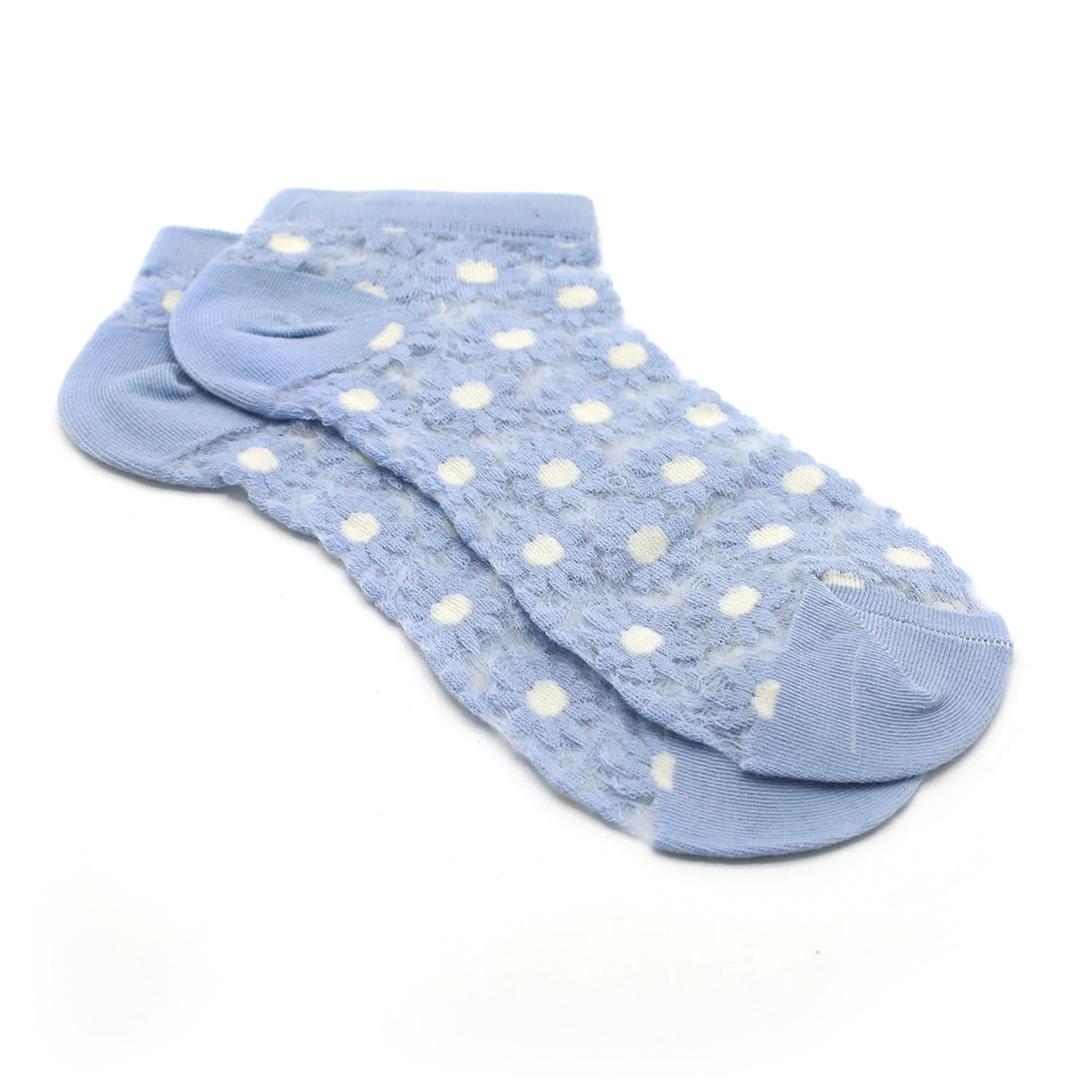 Women's Ankle Socks - Sky Blue, Women Socks Stocking & Gloves, Chase Value, Chase Value