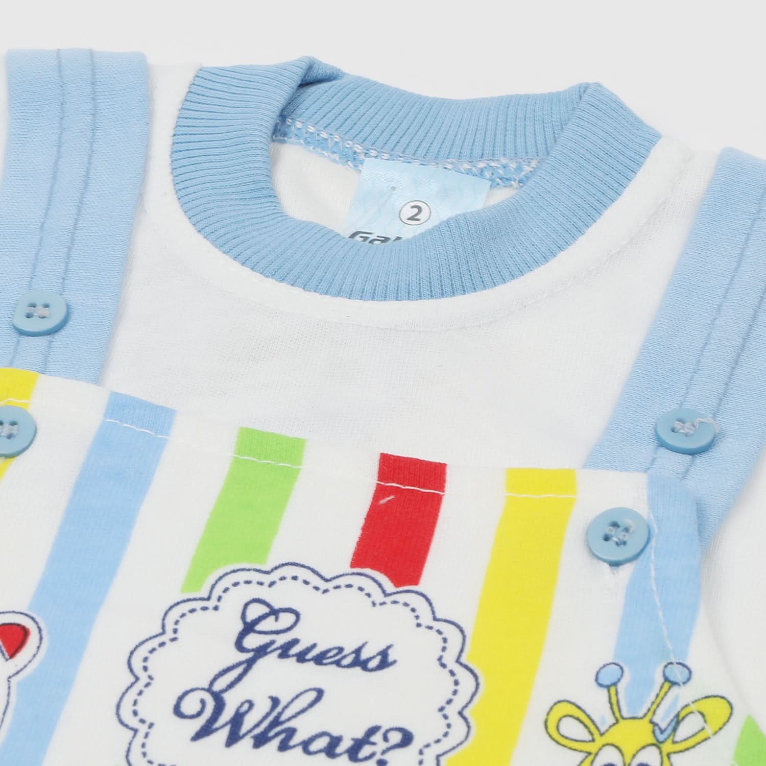 Newborn Boys Half Sleeves Romper - Sky Blue, Newborn Boys Rompers, Chase Value, Chase Value