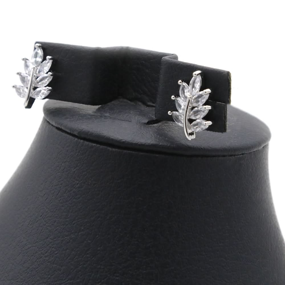 Women's Top Zircon - Silver, Women Earrings & Tops, Chase Value, Chase Value