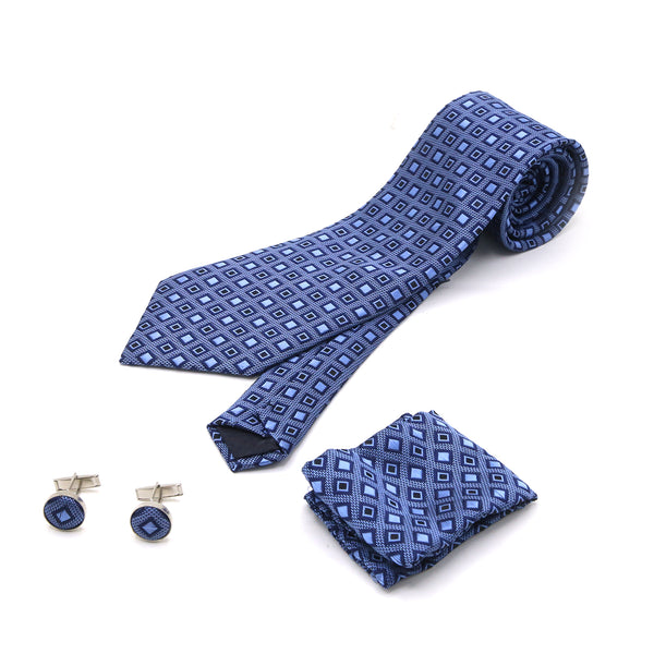 Men's Neck Tie Box - Steel Blue