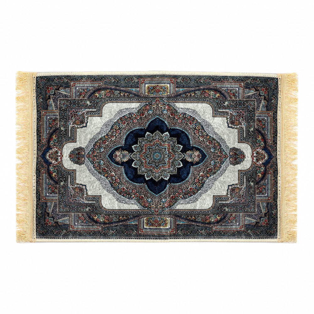 Kashan Persian Rug Small 40*58 - Steel Blue, Mats, Chase Value, Chase Value