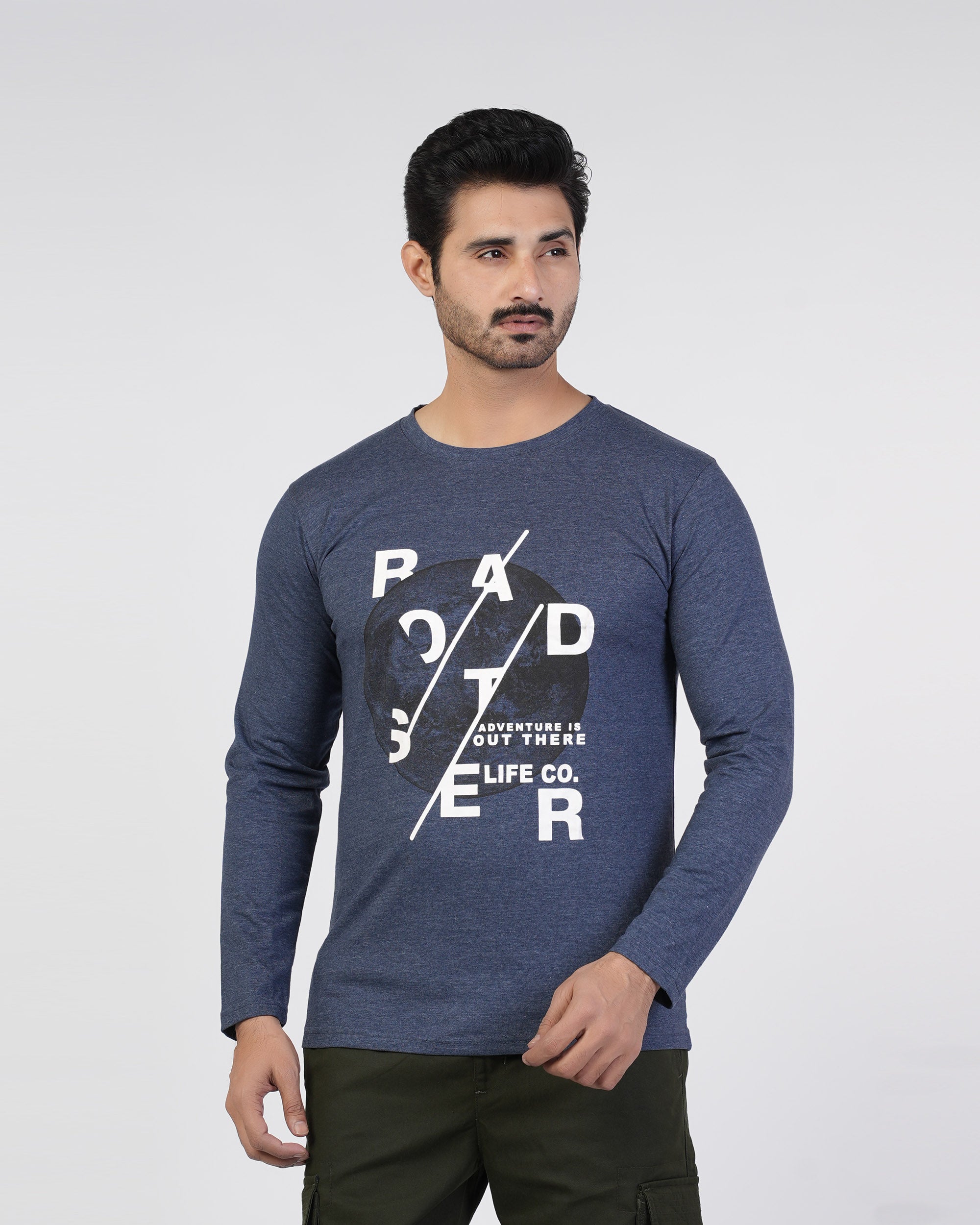 Men’s Printed Full Sleeves T-Shirt, Men's T-Shirts & Polos, Chase Value, Chase Value