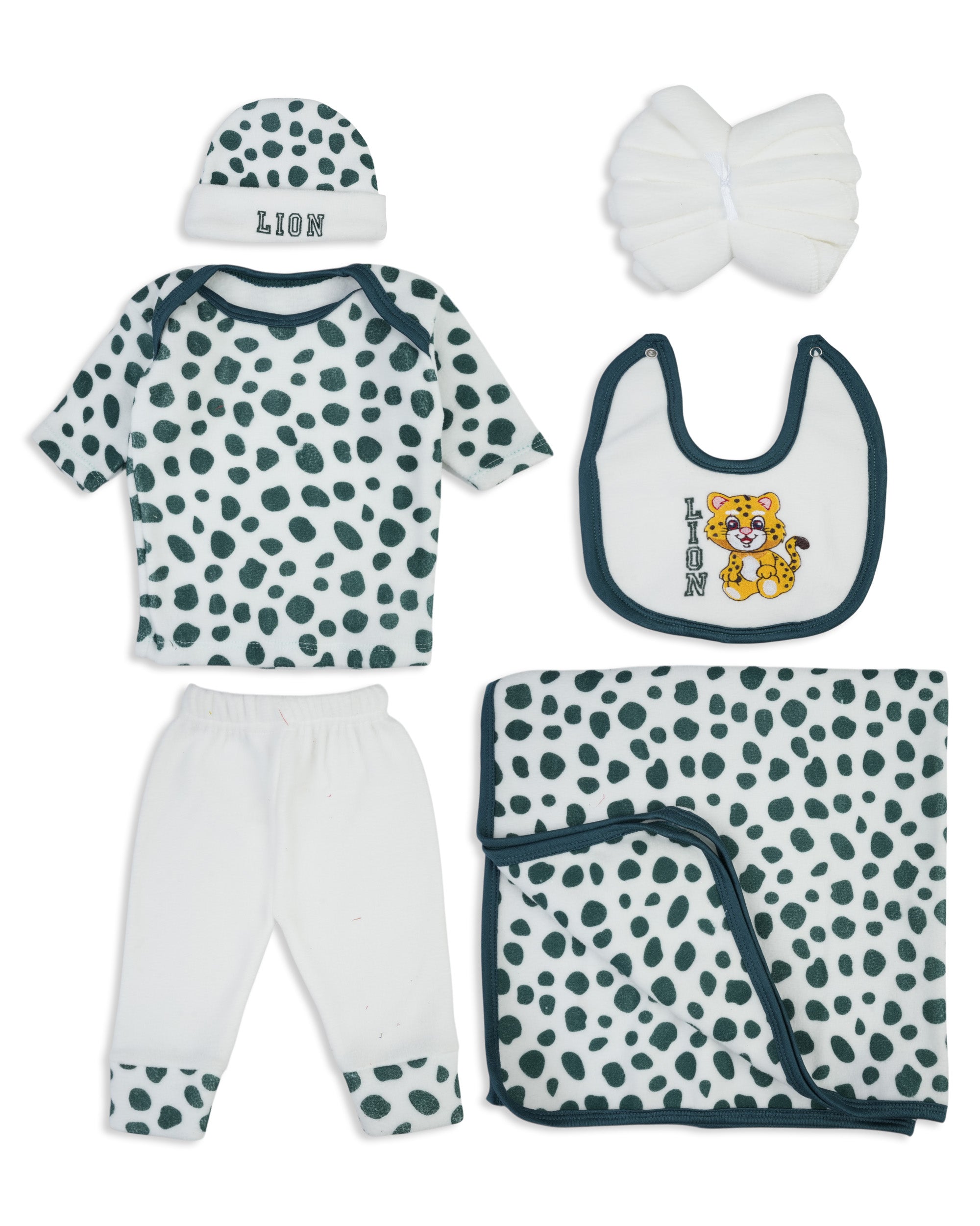 Newborn 9-Piece Hanger Set – Lion, Newborn Gift Set, Chase Value, Chase Value