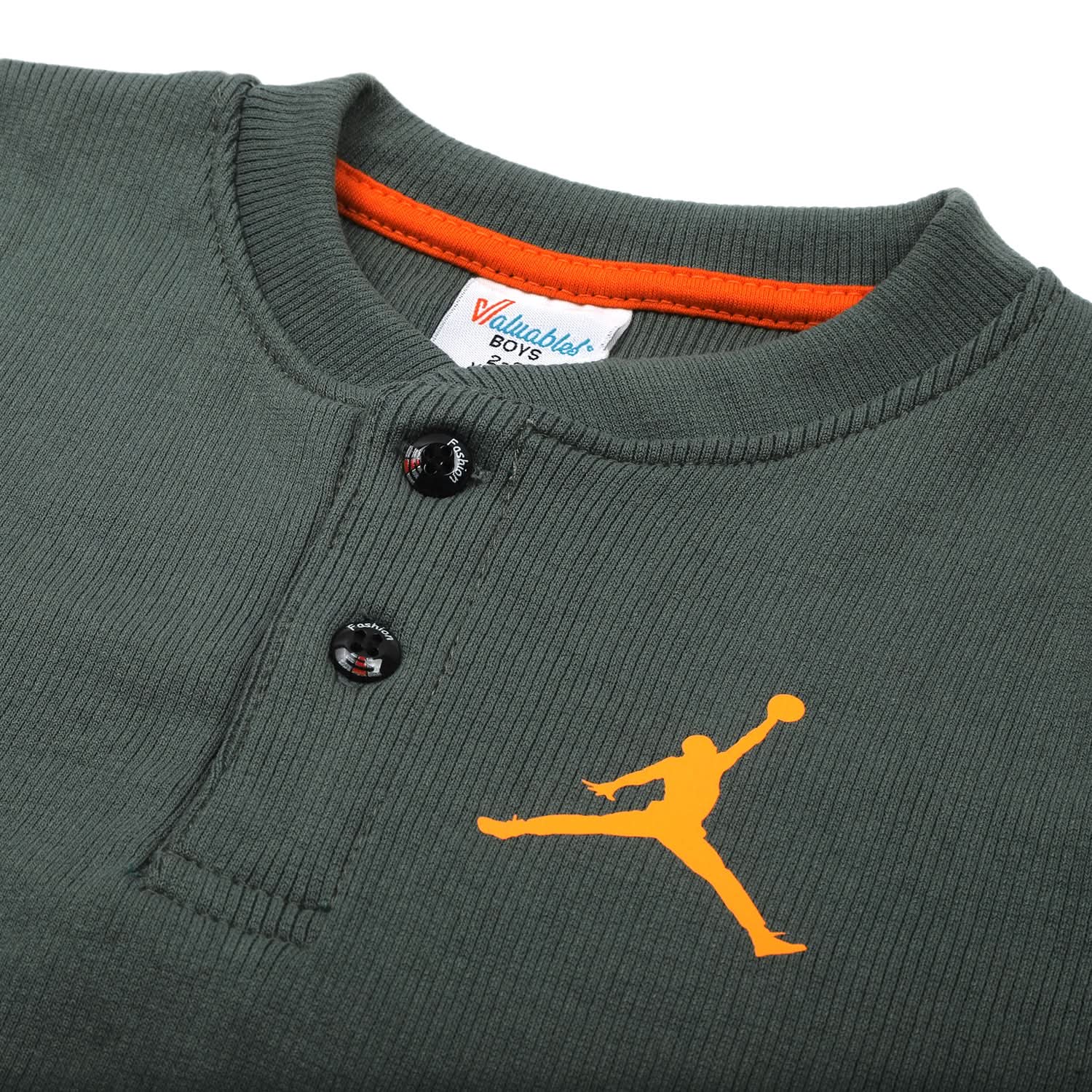 Boys Full Sleeves SweatShirt - Steel Green, Boys Hoodies & Sweat Shirts, Chase Value, Chase Value