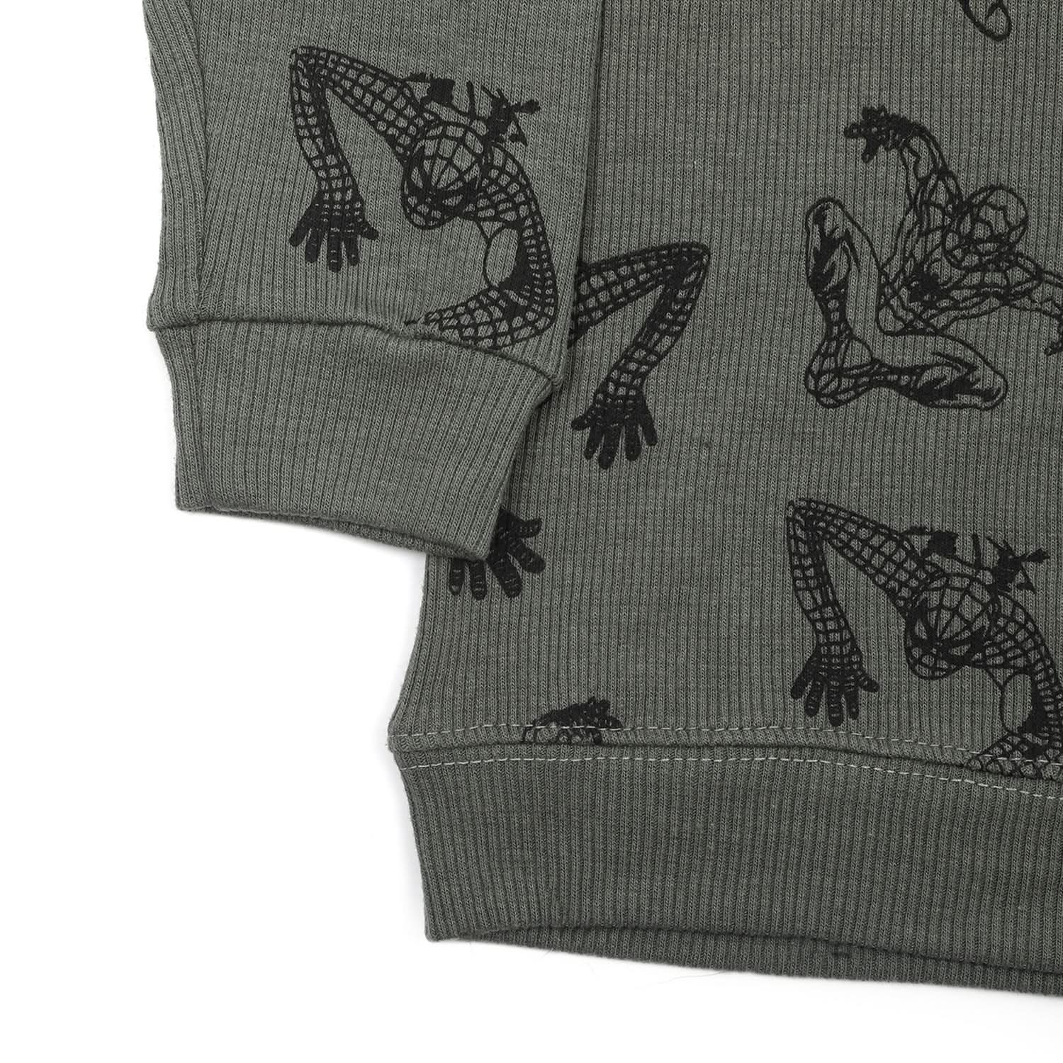 Boys Full Sleeves SweatShirt - Steel Green, Boys Hoodies & Sweat Shirts, Chase Value, Chase Value