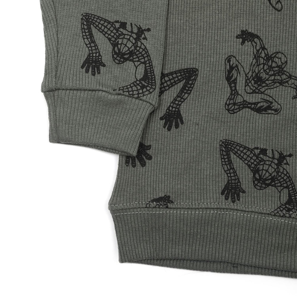 Boys Full Sleeves SweatShirt - Steel Green, Boys Hoodies & Sweat Shirts, Chase Value, Chase Value