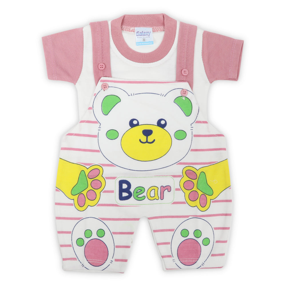 Newborn Boys Half Sleeves Romper - Tea Pink, Newborn Boys Rompers, Chase Value, Chase Value