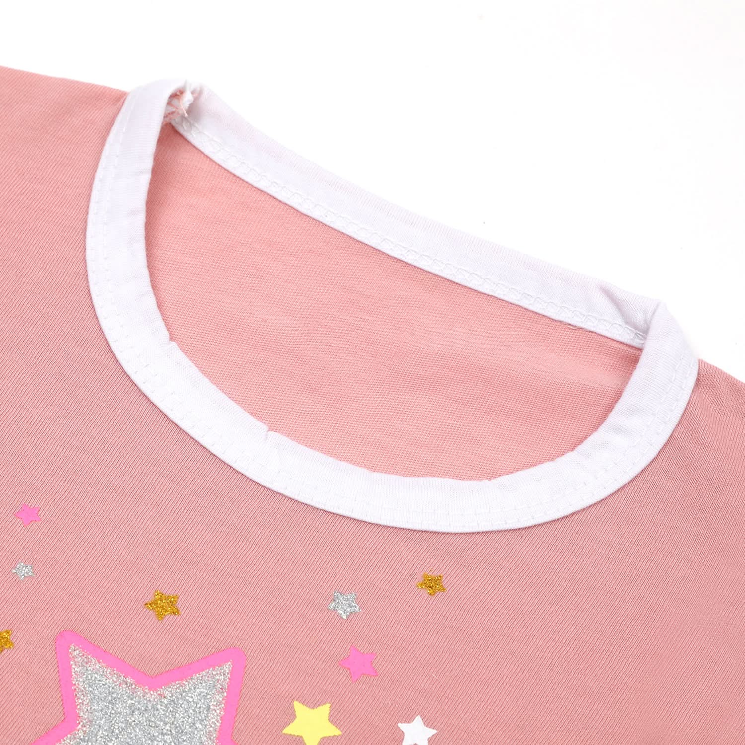 Girls Full Sleeves T-Shirt - Tea Pink, Girls T-Shirts, Chase Value, Chase Value