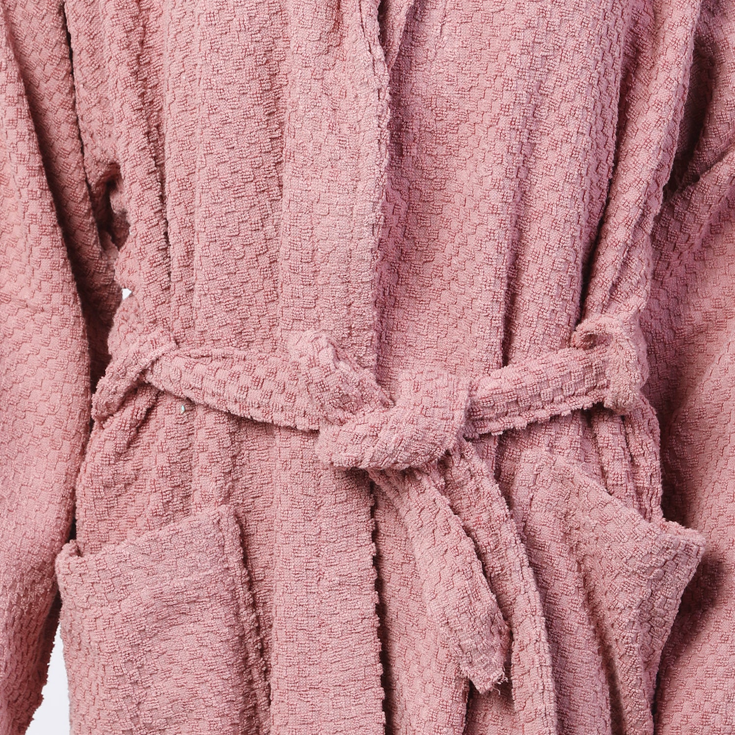 Adult Bathrobes Terry Plain  -  Tea Pink, Bath Robes, Chase Value, Chase Value