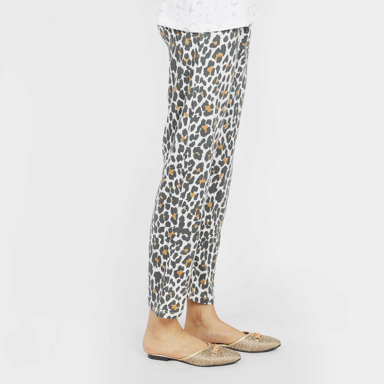 Women's Terry Trouser - White Black, Women Pants & Tights, Chase Value, Chase Value
