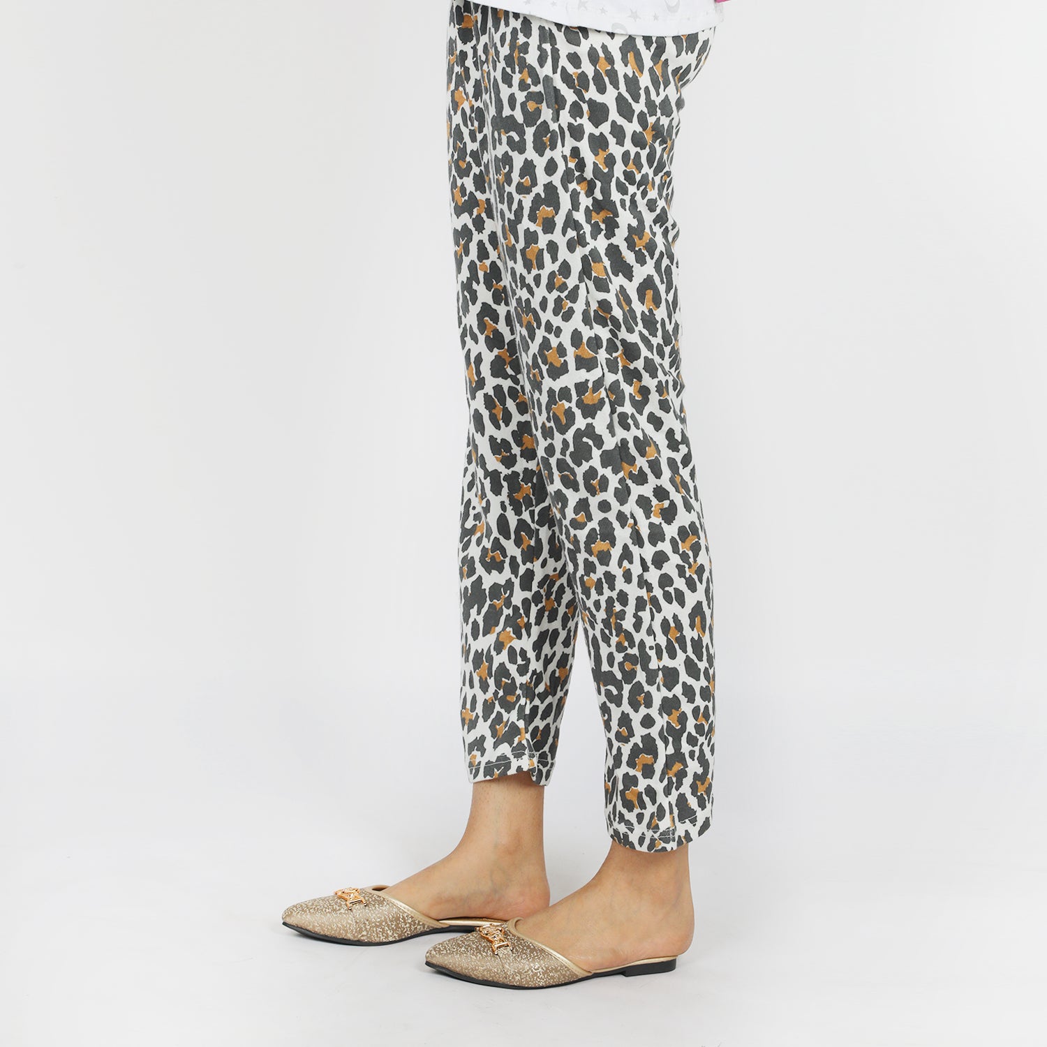 Women's Terry Trouser - White Black, Women Pants & Tights, Chase Value, Chase Value