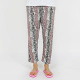 Women's Terry Trouser - White Pink, Women Pants & Tights, Chase Value, Chase Value
