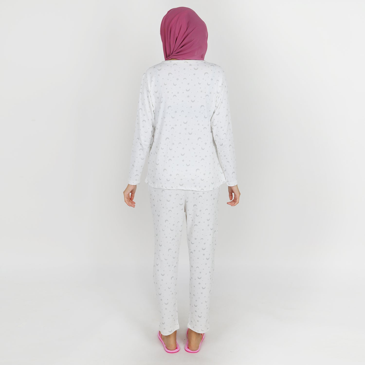 Women Full Sleeves 2pcs Suit - White, Women Co-Ord Set, Chase Value, Chase Value