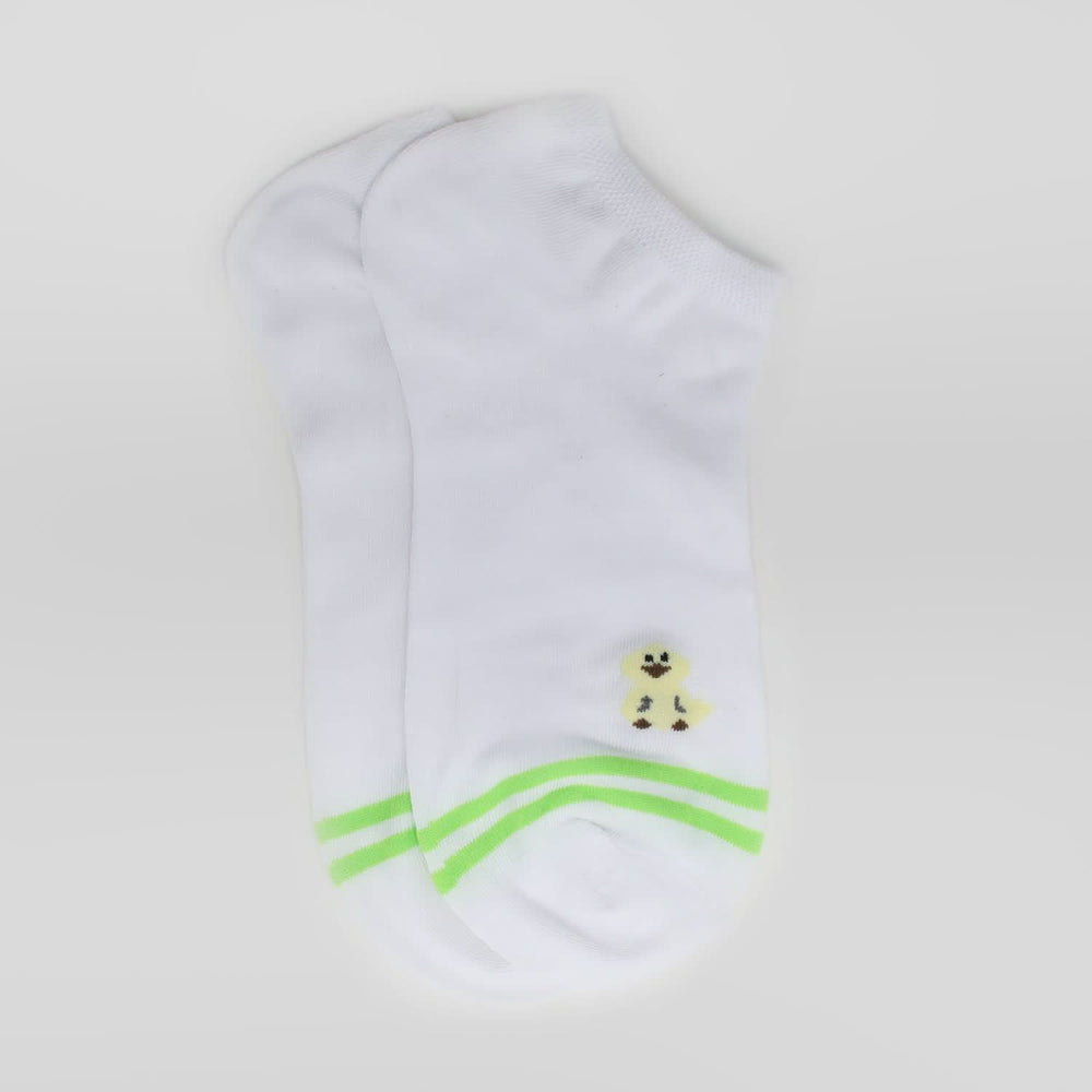 Women's Ankle Socks - White, Women Socks Stocking & Gloves, Chase Value, Chase Value