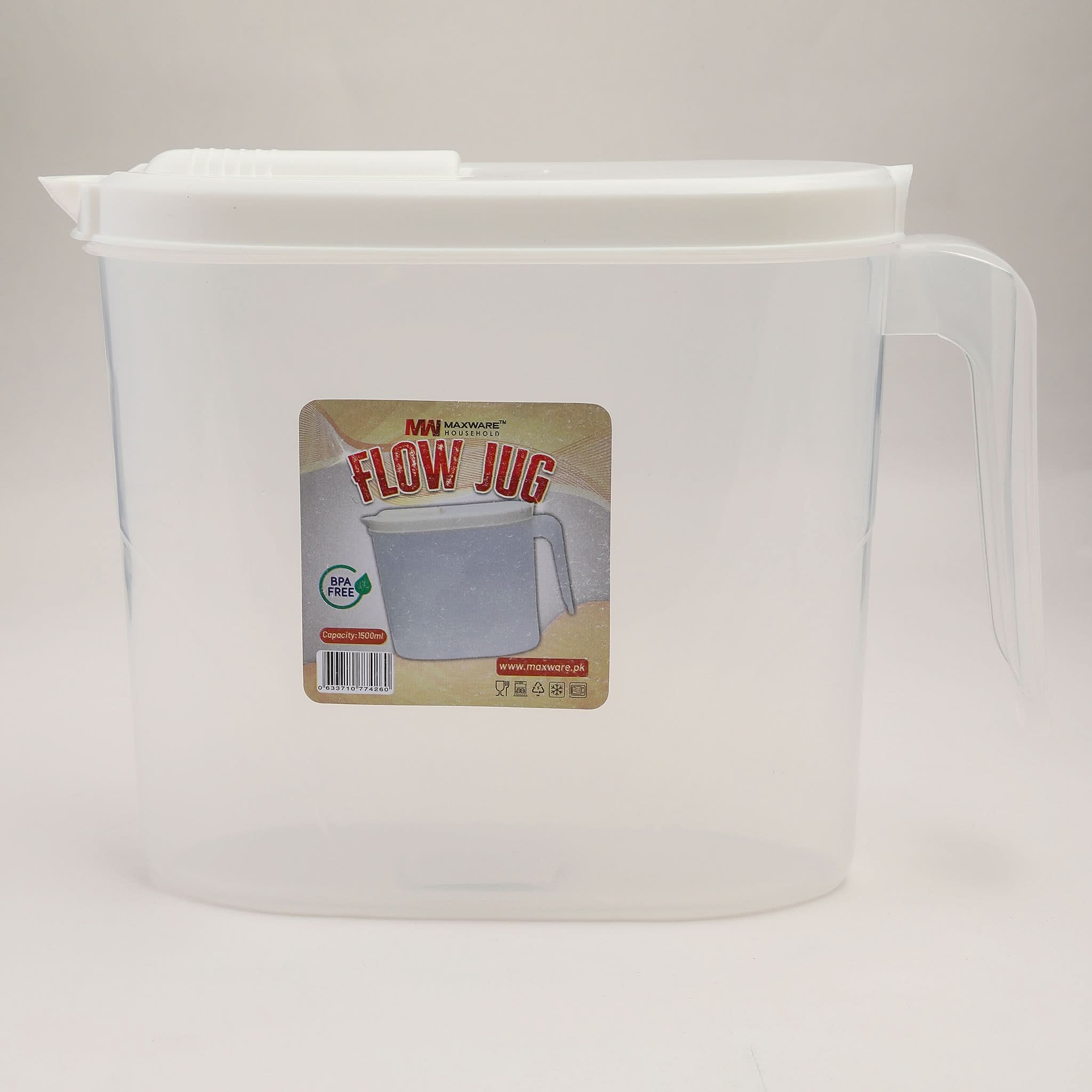 Flow Jug 1500ML, Jug & Glasses, Chase Value, Chase Value