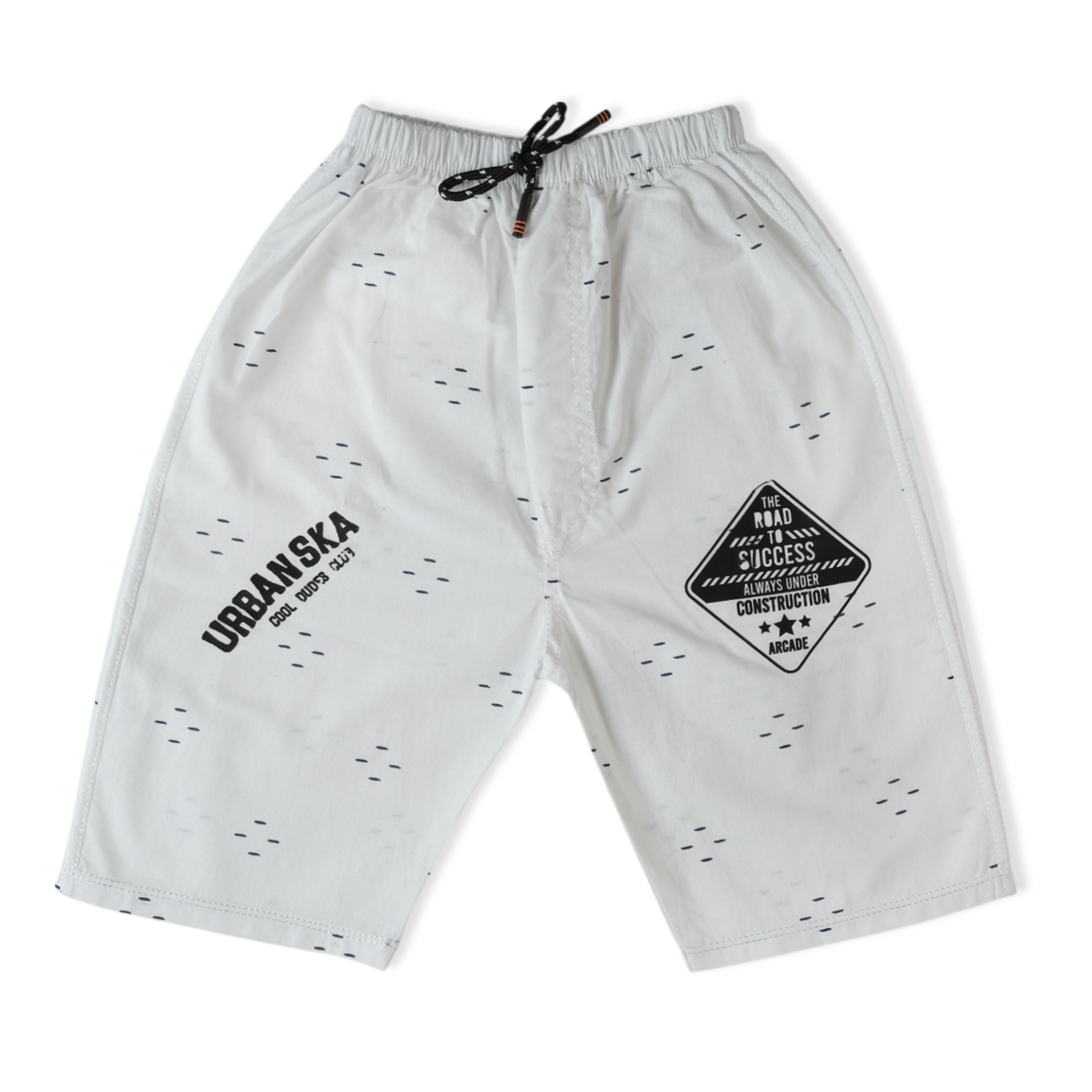 Valuable Boys Cotton Short - White, Boys Shorts, Chase Value, Chase Value