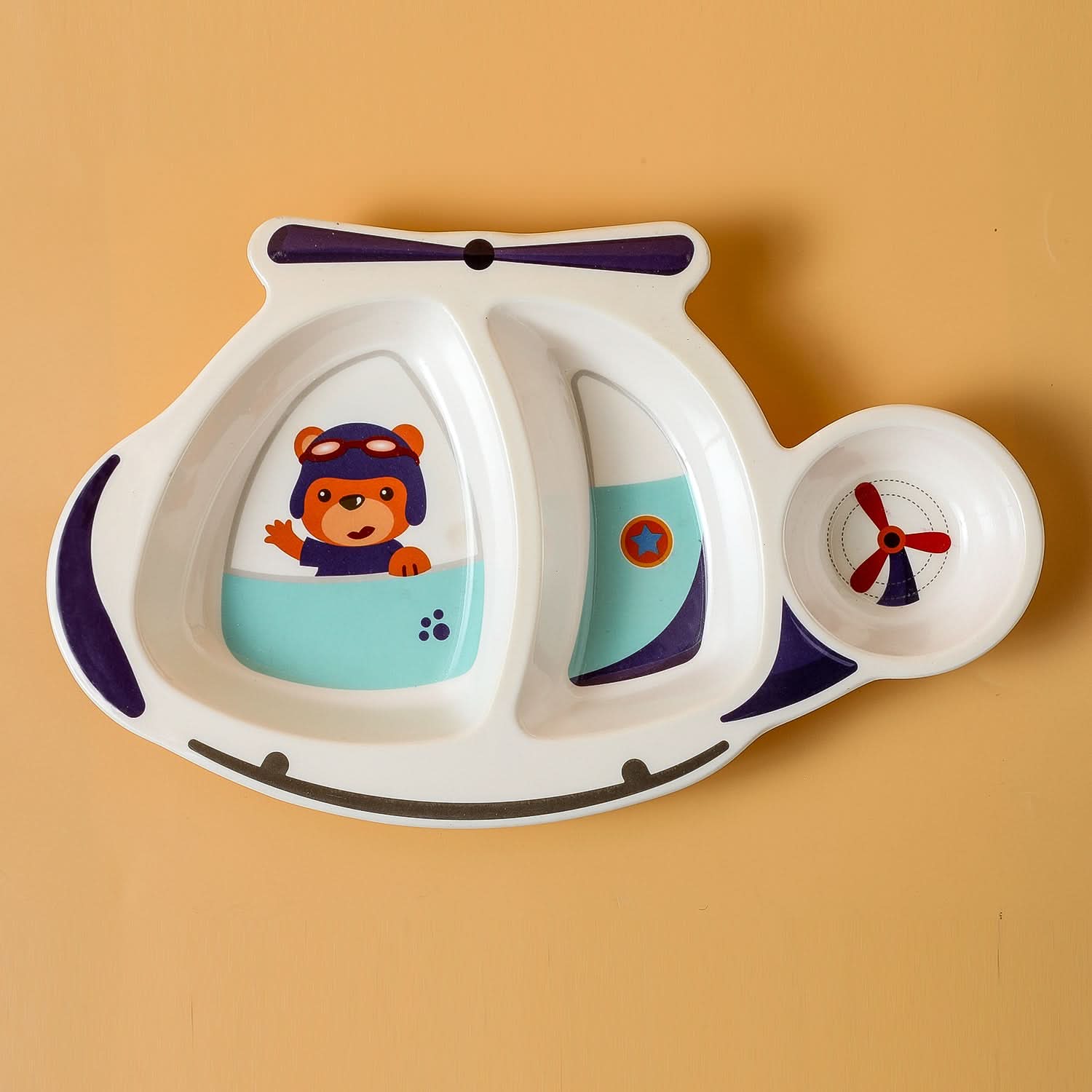 Cartoon Kids Tableware Set – Anti-Shock Plates & Dishes, Tray, Chase Value, Chase Value