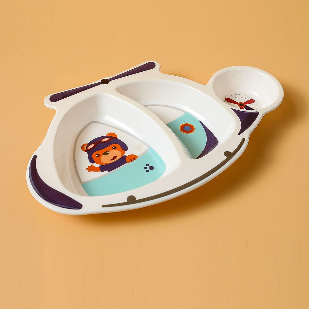 Cartoon Kids Tableware Set – Anti-Shock Plates & Dishes, Tray, Chase Value, Chase Value