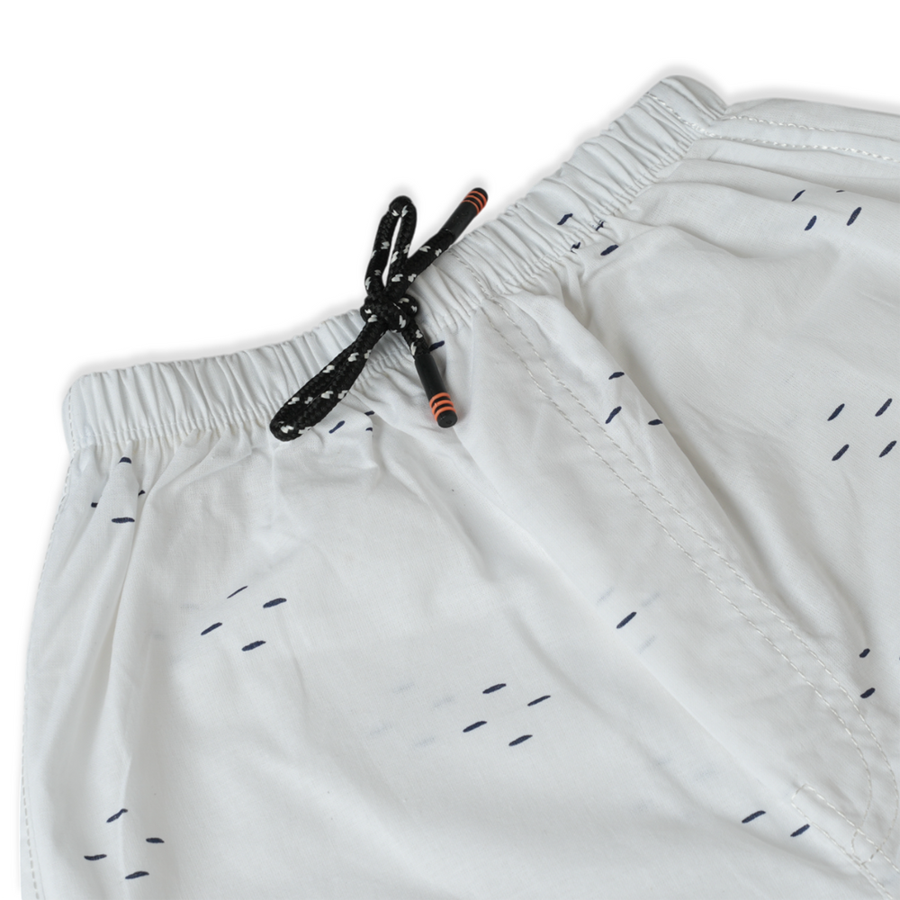 Valuable Boys Cotton Short - White, Boys Shorts, Chase Value, Chase Value