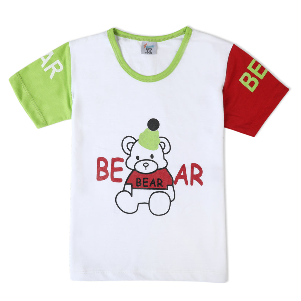 Valuable Boys Half Sleeves Suit - White, Boys Sets & Suits, Chase Value, Chase Value