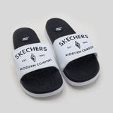 Skechers Modern Comfort Slider For Men - White, Men's Slippers, Chase Value, Chase Value