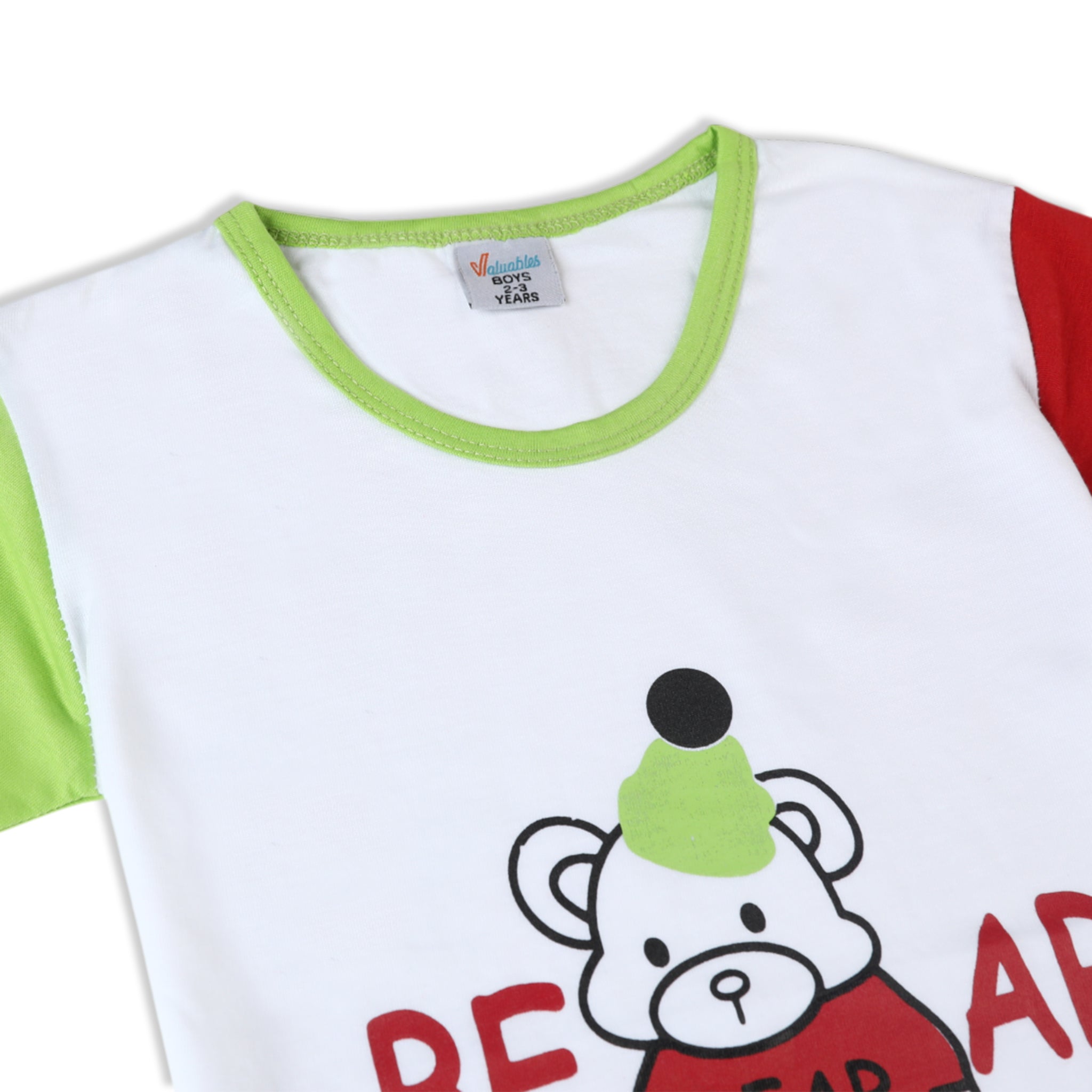 Valuable Boys Half Sleeves Suit - White, Boys Sets & Suits, Chase Value, Chase Value