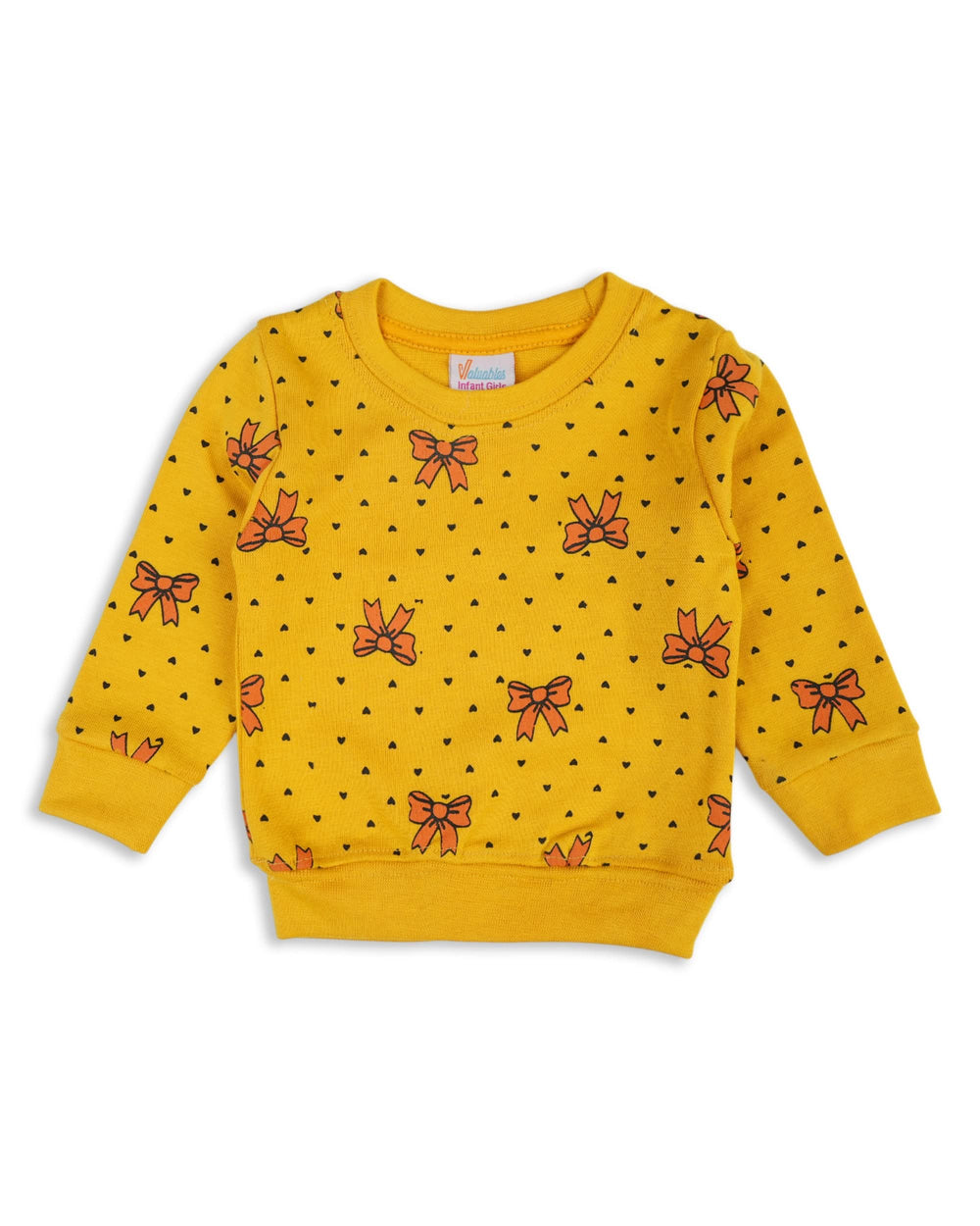 Valuables Newborn Girls Sweat Shirt, Newborn Girls Winterwear, Chase Value, Chase Value