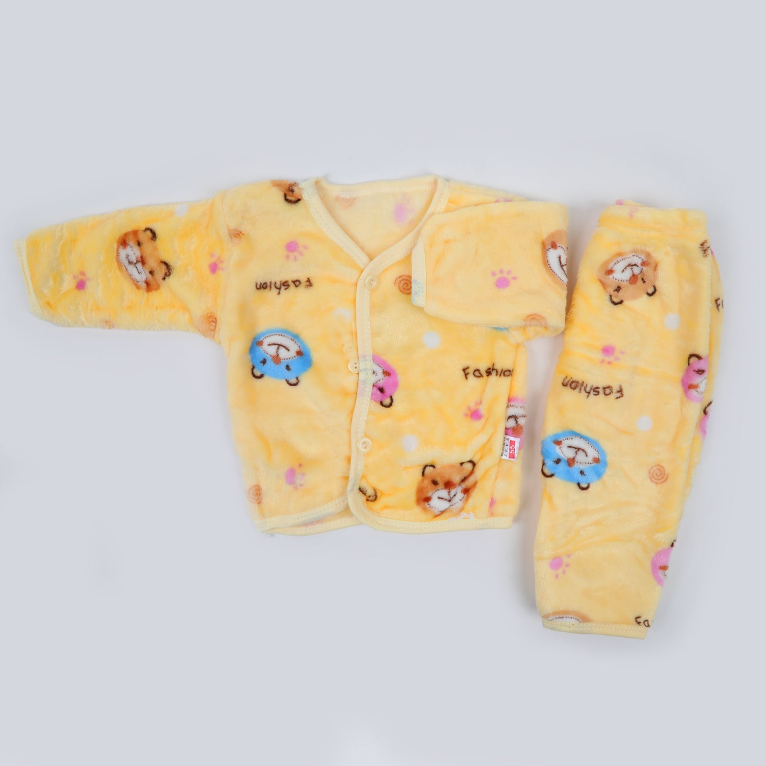 Newborn Boys Full Sleeves Suit - Yellow, Newborn Boys Sets & Suits, Chase Value, Chase Value