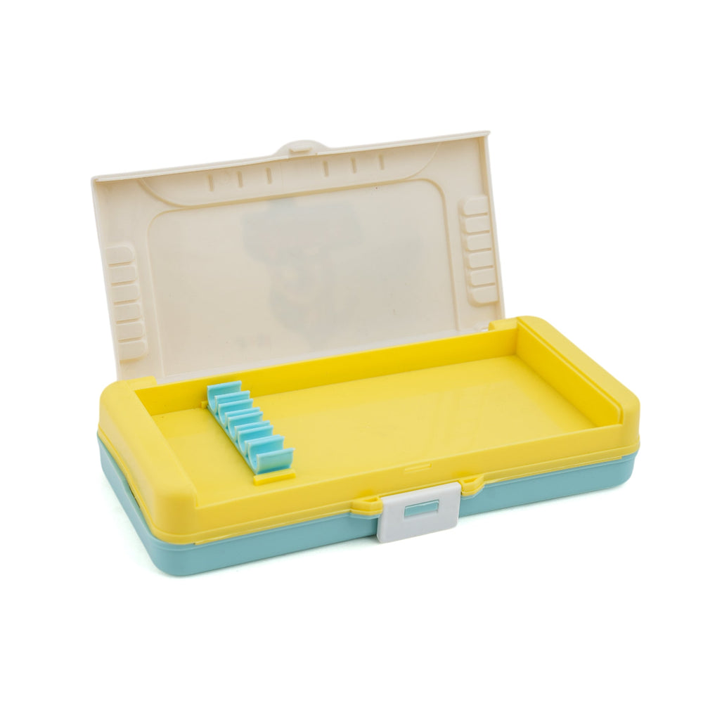 Pencil Box - Yellow, Stationery Pouch & Box, Chase Value, Chase Value