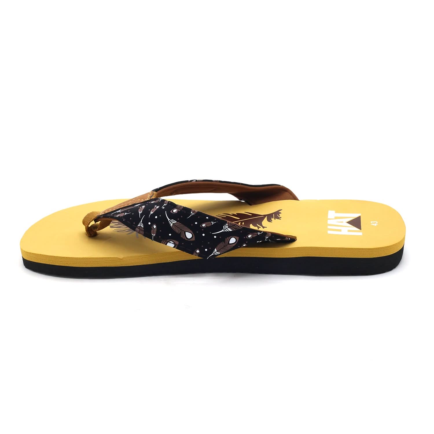 Men's Flip Flop - Yellow, Men's Slippers, Chase Value, Chase Value