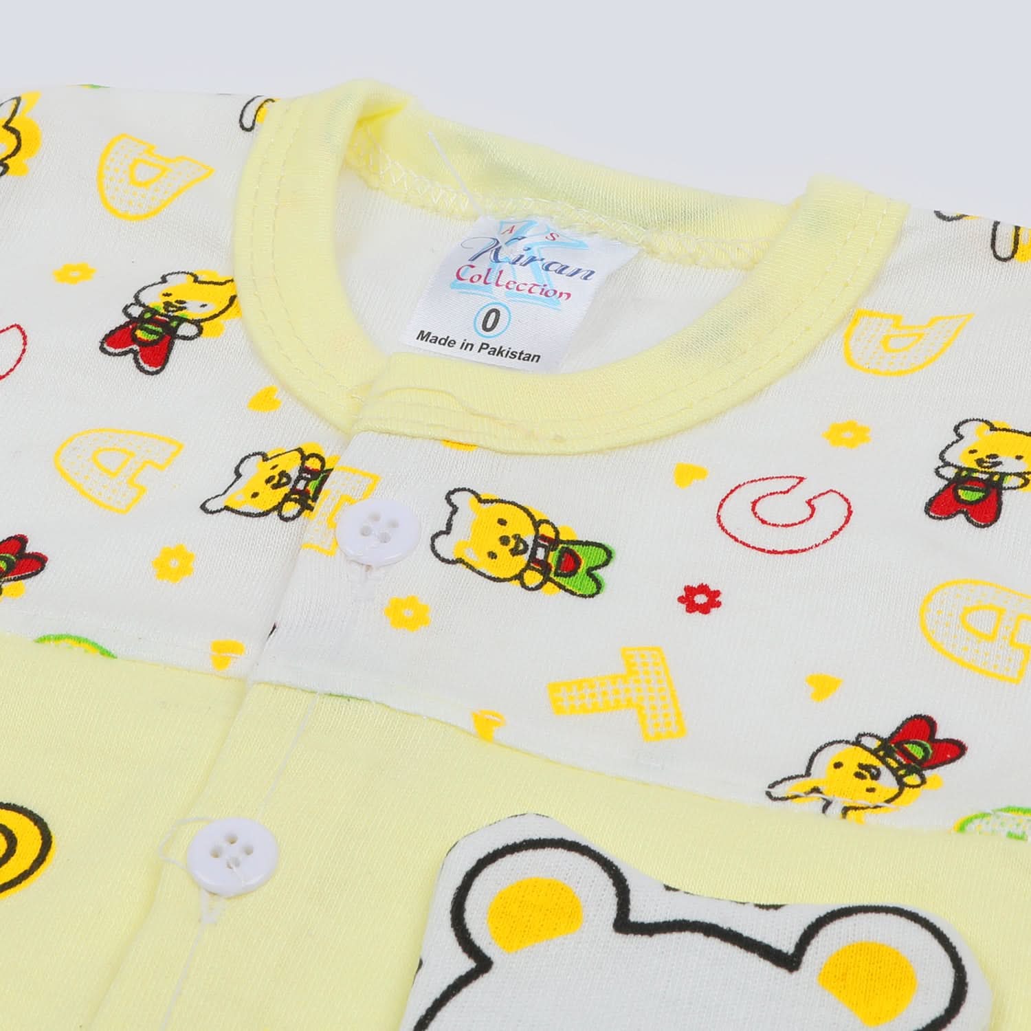 Newborn Boys Half Sleeves Suit - Yellow, Newborn Boys Sets & Suits, Chase Value, Chase Value