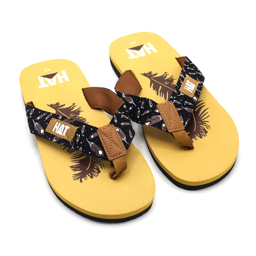 Men's Flip Flop - Yellow