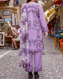 Colors Coco Cambric Printed Suit - 3 Pc by Al-Zohaib