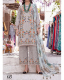 Colors Coco Cambric Printed Suit - 3 Pc by Al-Zohaib