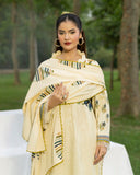 Colors Linen Digital Printed Suit - 3 Pc by Al-Zohaib
