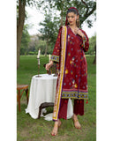 Colors Linen Digital Printed Suit - 3 Pc by Al-Zohaib