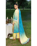 Colors Linen Digital Printed Suit - 3 Pc by Al-Zohaib
