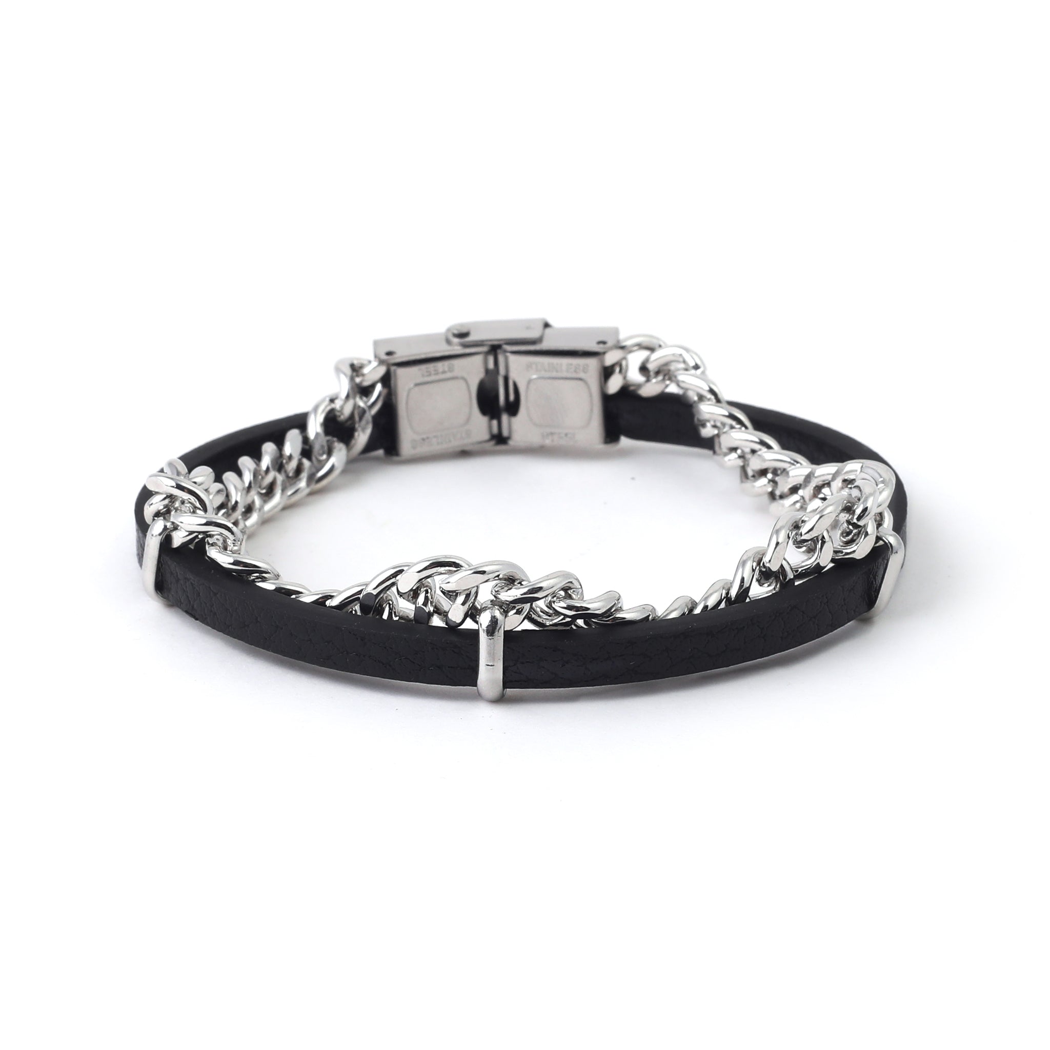 Men's Breclets - Black & Silver, Men's Jewellery, Chase Value, Chase Value