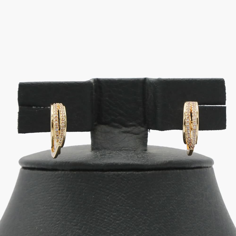 Women's Ear Hoops - Golden, Women Earrings & Tops, Chase Value, Chase Value