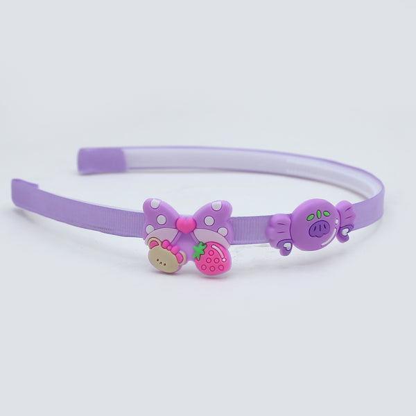 Girls Fancy Hair Band - Purple