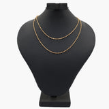 Women's Chain 2Pcs Set - Golden, Women Jewellery Set, Chase Value, Chase Value