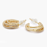 Women's Ear Hoops - Golden, Women Earrings & Tops, Chase Value, Chase Value