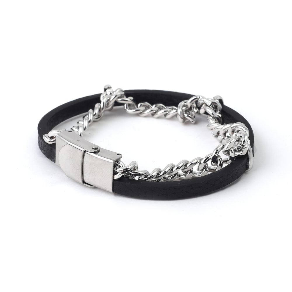 Men's Breclets - Black & Silver, Men's Jewellery, Chase Value, Chase Value