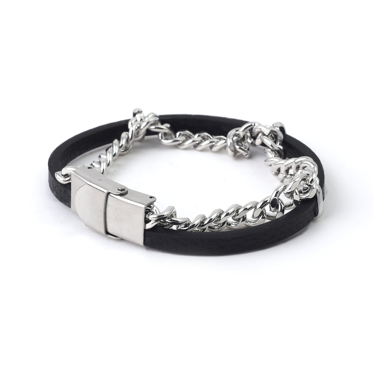 Men's Breclets - Black & Silver, Men's Jewellery, Chase Value, Chase Value