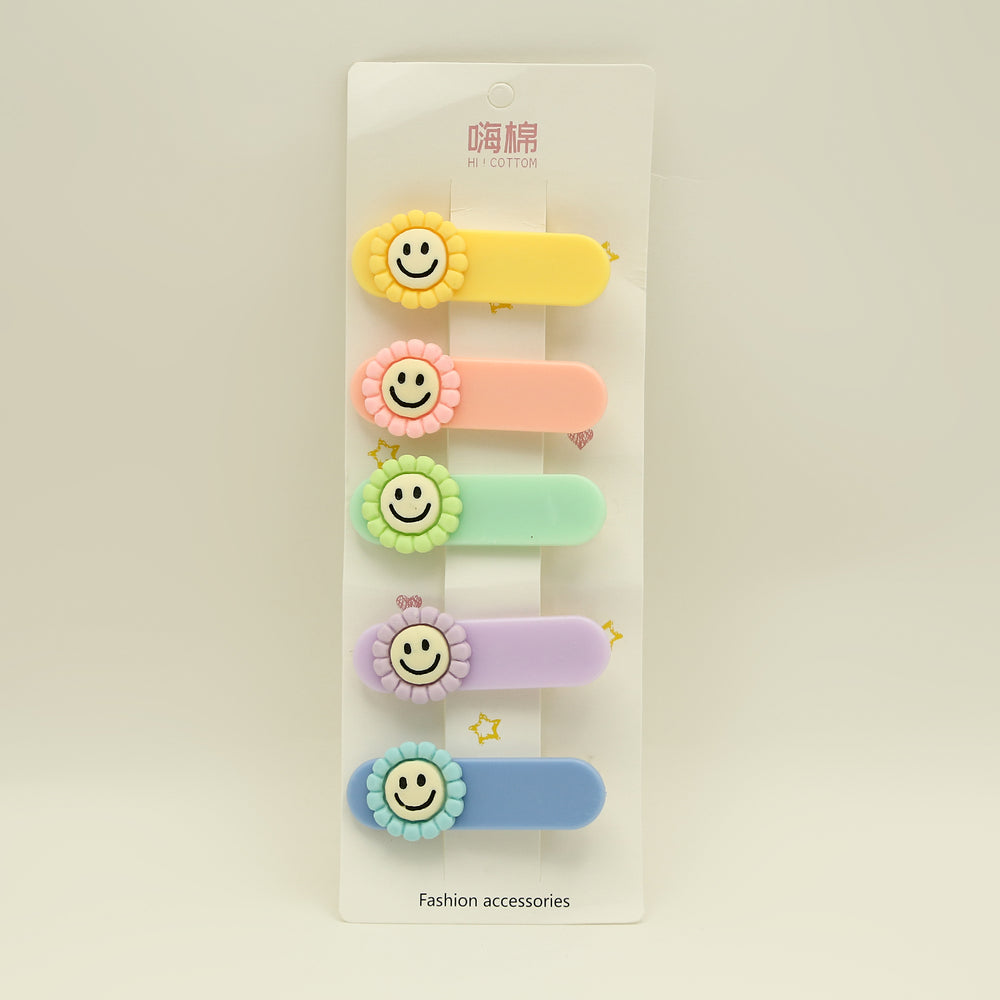 Girls Hair Pin Pack Of 5 - Multi Color, Girls Hair Accessories, Chase Value, Chase Value